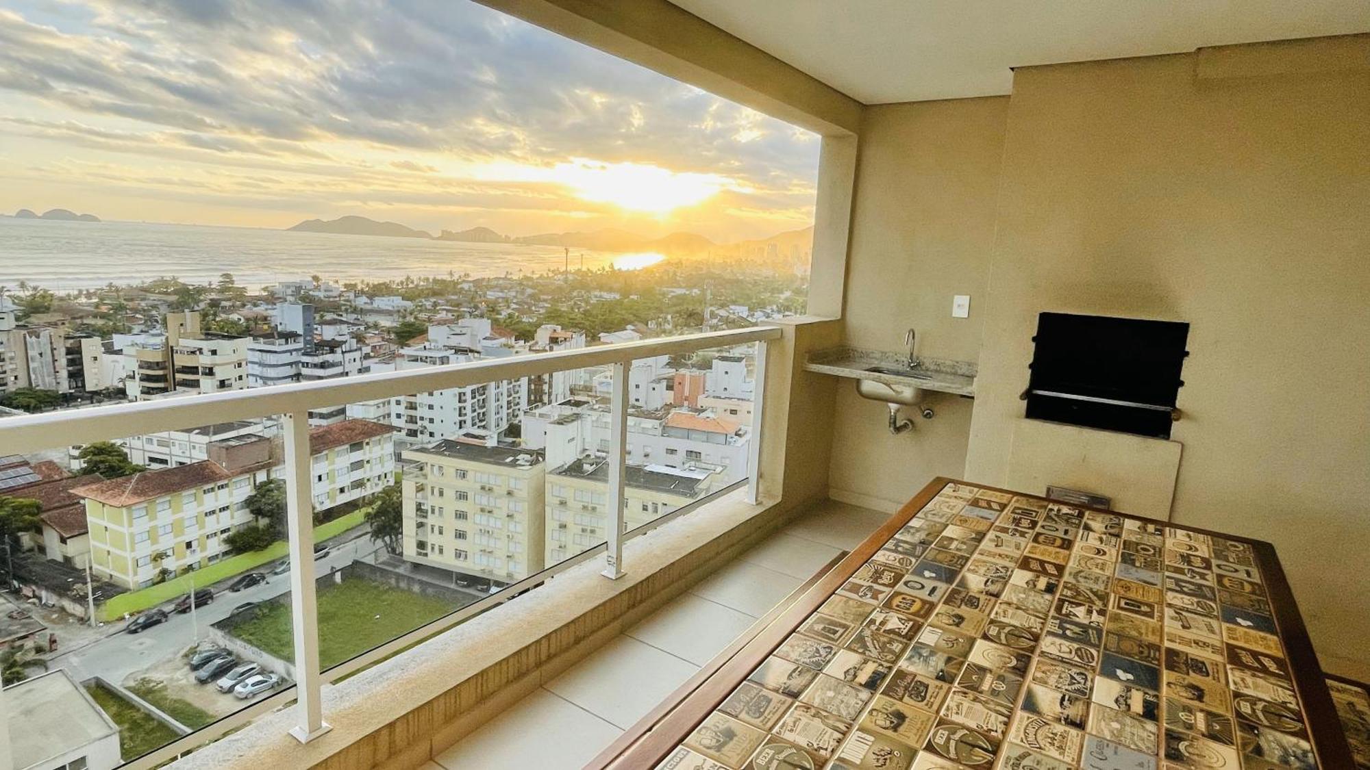 Enseada - Vista Espetacular, Churrasqueira E Lazer Guaruja Ngoại thất bức ảnh